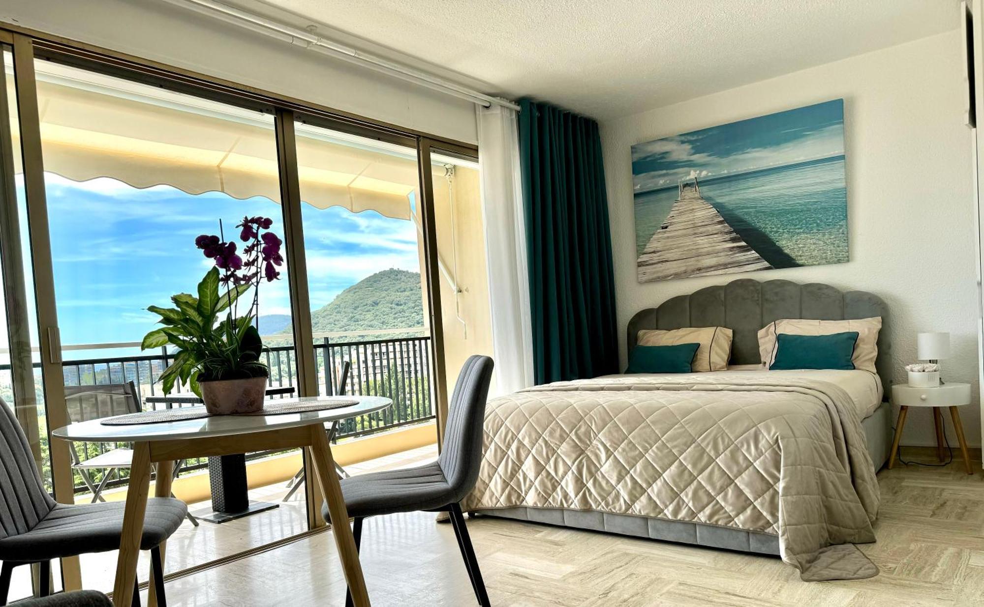 My Resid Appart Cannes Marina Vue Mer Mandelieu Eksteriør bilde
